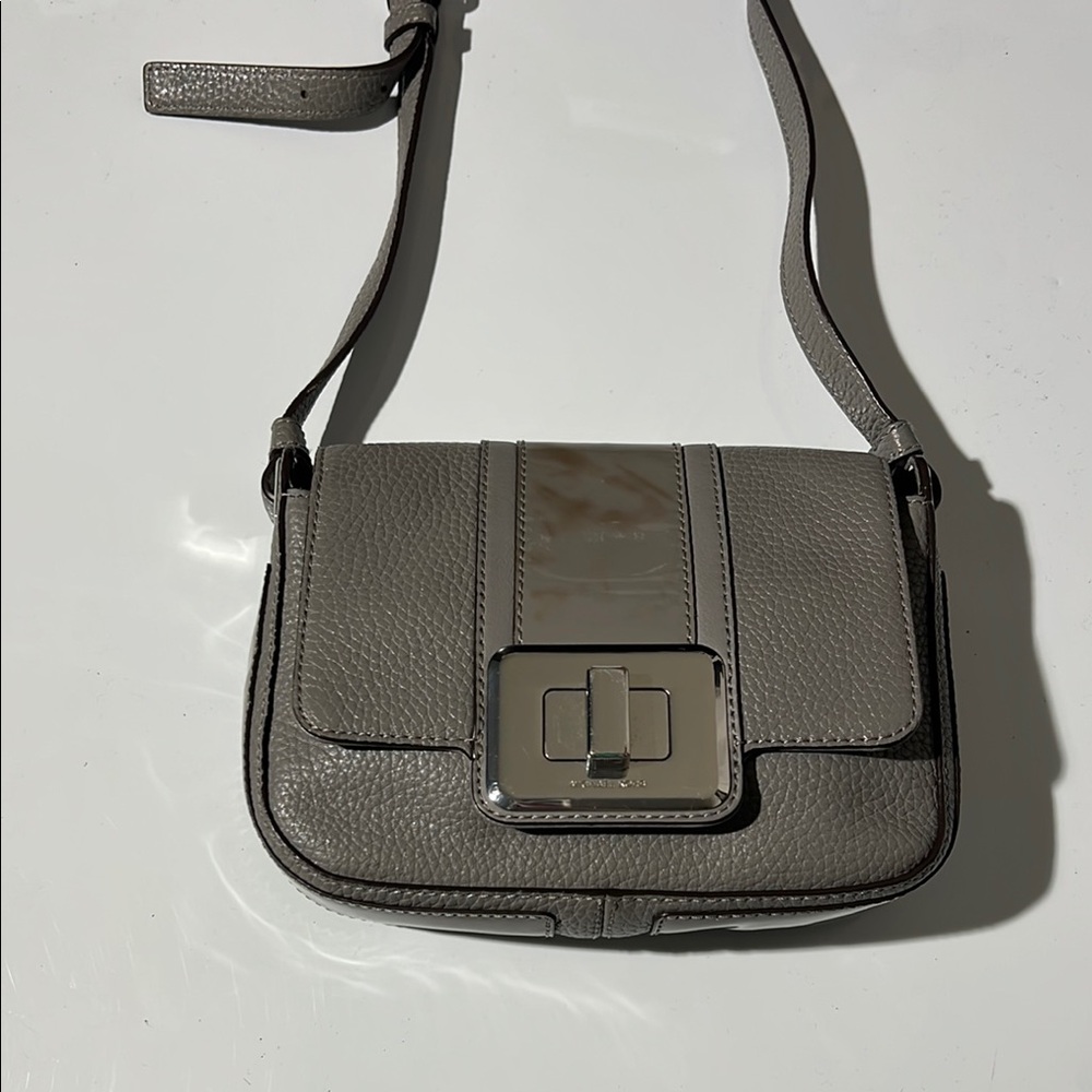 MICHAEL Michael Kors Metallic Gray Crossbody Bag